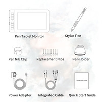 GAOMON PD1161 IPS HD grafika rysunek Tablet cyfrowy Monitor ekran piórkowy z 8 klawisze skrótów i 8192 poziomów baterii bezpłatny Pen 6
